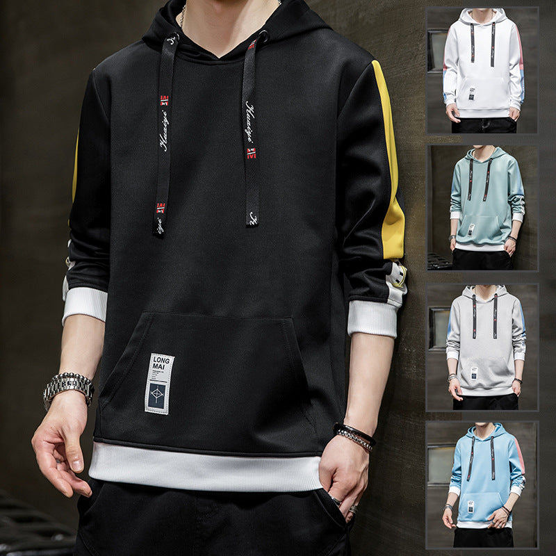 Men's Casual Printed Loose Long Sleeve Top