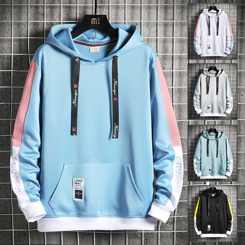 Men's Casual Printed Loose Long Sleeve Top