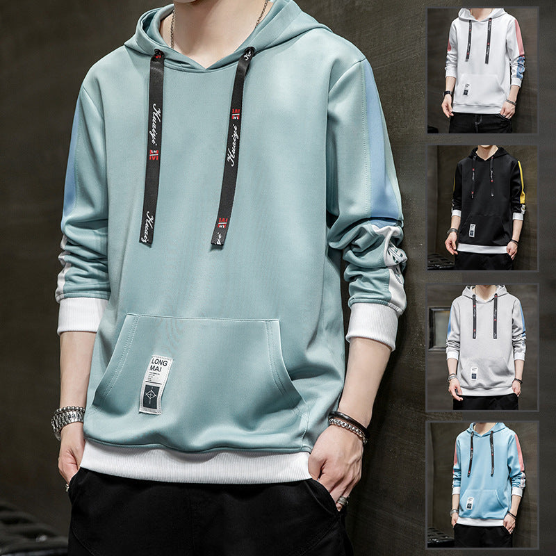 Men's Casual Printed Loose Long Sleeve Top