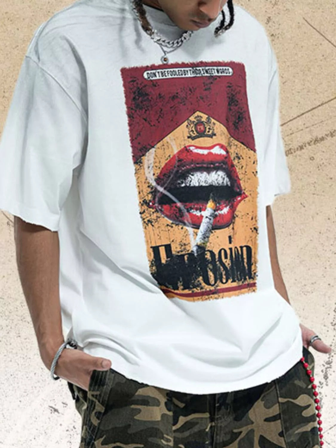 Men's Graphic Round Neck Half Sleeve T-Shirt