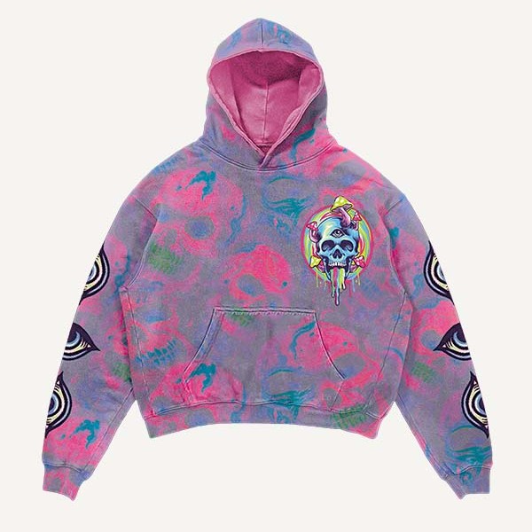 Fashion Casual Printed Polyester Sweater