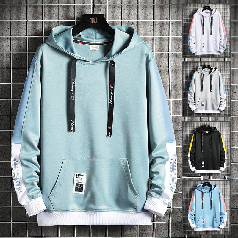 Men's Casual Printed Loose Long Sleeve Top