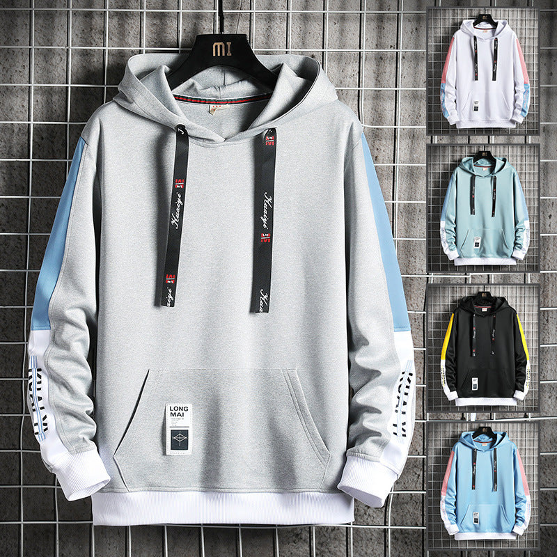 Men's Casual Printed Loose Long Sleeve Top