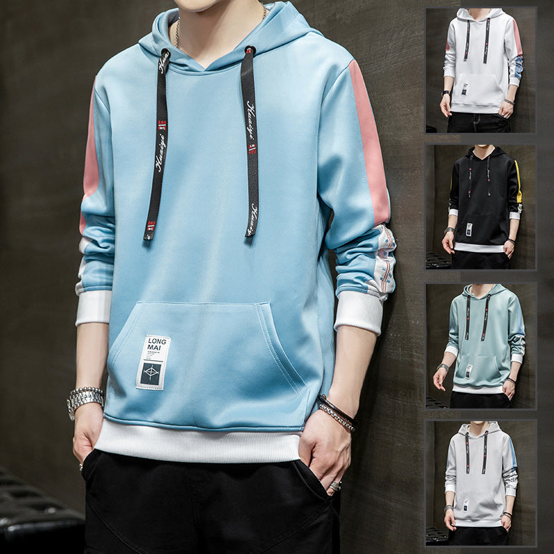 Men's Casual Printed Loose Long Sleeve Top
