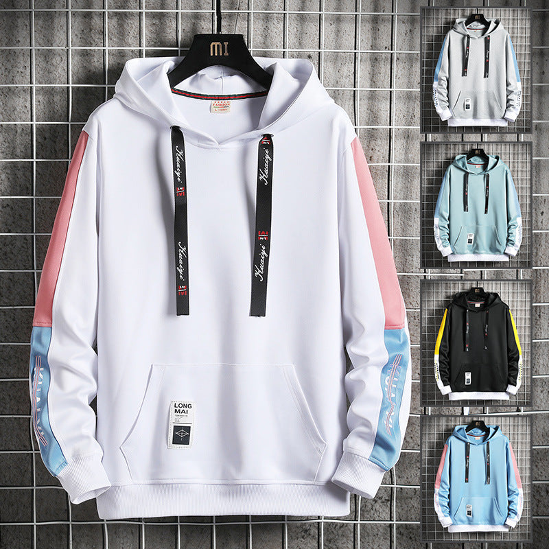 Men's Casual Printed Loose Long Sleeve Top