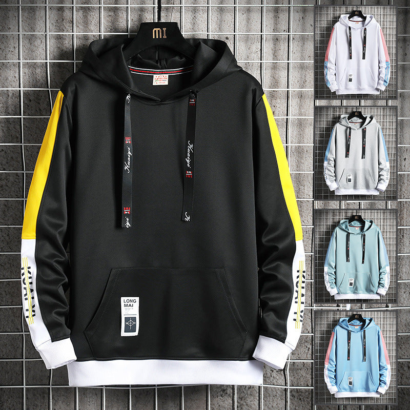 Men's Casual Printed Loose Long Sleeve Top