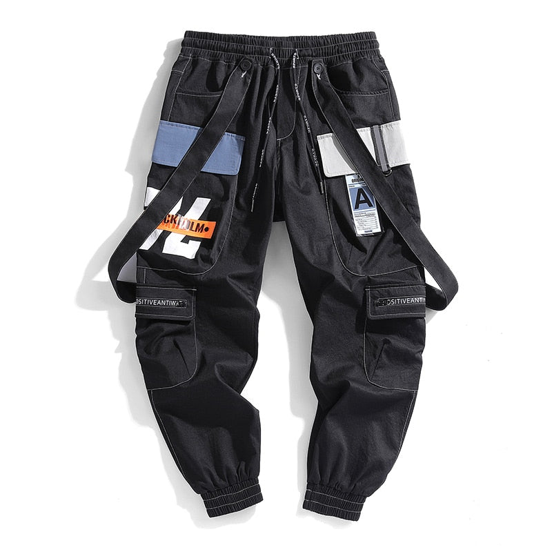 New Hot Jogger Leisure Sports Trousers Men Hip Hop Streetwear Beam Foot Cargo Pants Fashion Printing Men Pants