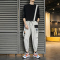 New Hot Jogger Leisure Sports Trousers Men Hip Hop Streetwear Beam Foot Cargo Pants Fashion Printing Men Pants