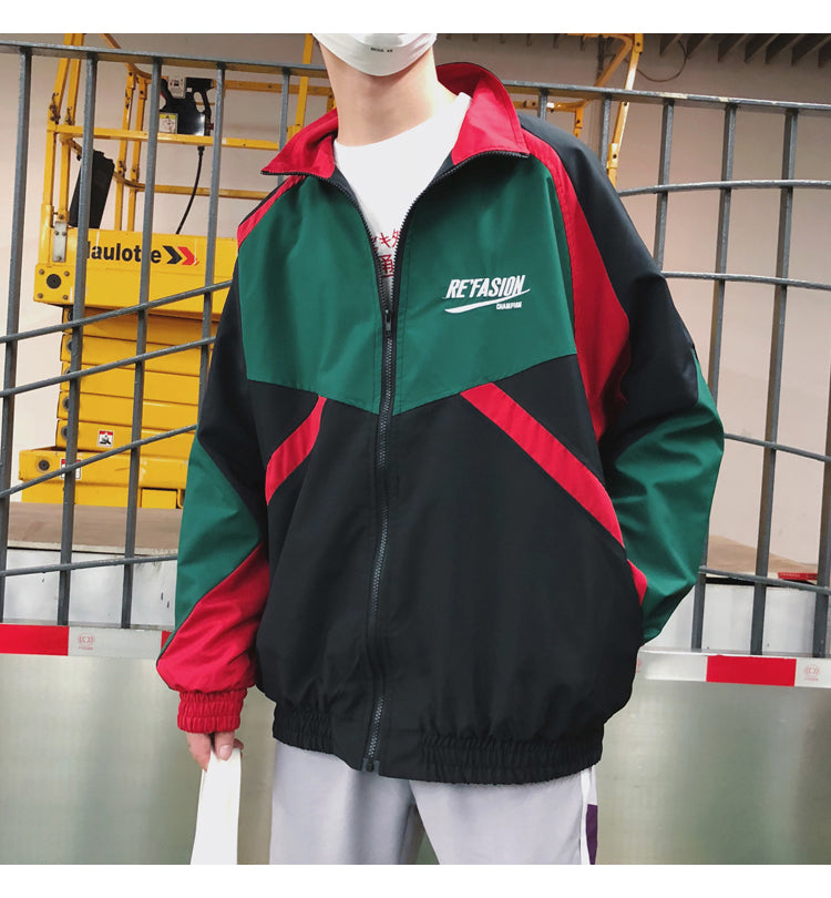 Korean style Windbreaker Harajuku Vintage Streetwear Jackets
